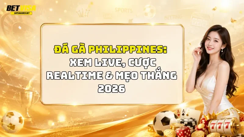 Đá Gà Philippines BetVisa: Xem Live, Cược Realtime & Mẹo Thắng