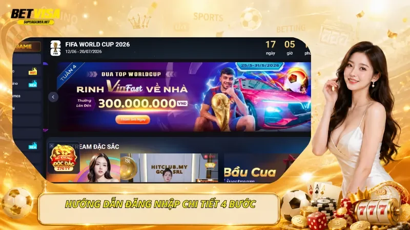 Hướng Dẫn Đăng Nhập Chi Tiết 4 Bước