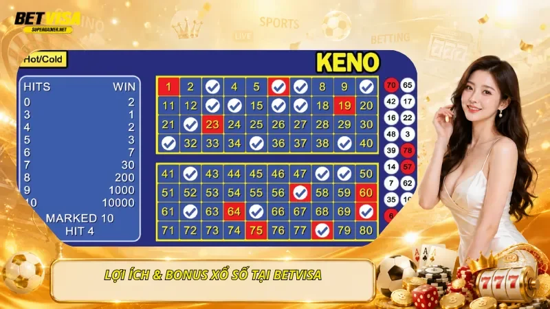 Lợi Ích & Bonus Xổ Số Tại BetVisa