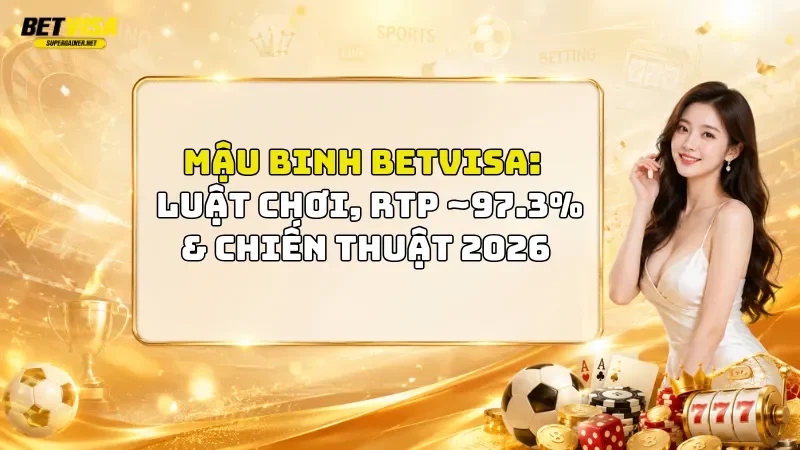 Mậu Binh BetVisa: Luật Chơi, RTP ~97.3% & Chiến Thuật 2026