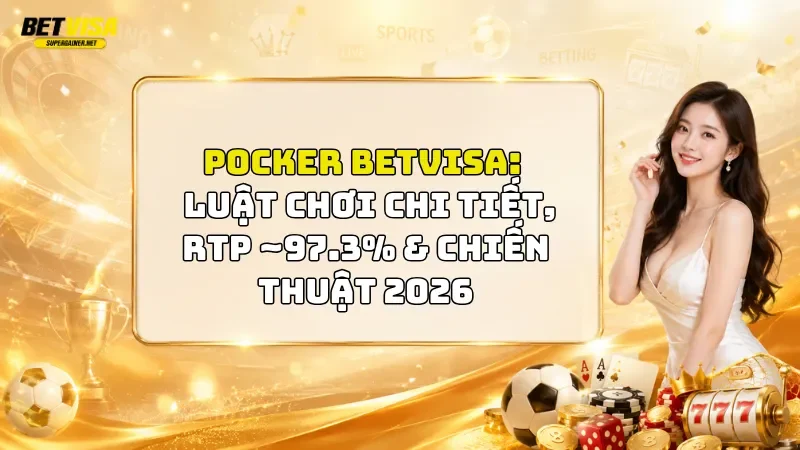 Pocker BetVisa: Luật Chơi Chi Tiết, RTP ~97.3% & Chiến Thuật 2026